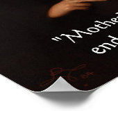Robert Browning Berühmtes Zitat-Poster zur Mutters Poster (Ecke)