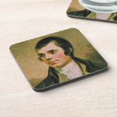 Robert Burn feiert Burns Nacht Untersetzer (Linke Seite)