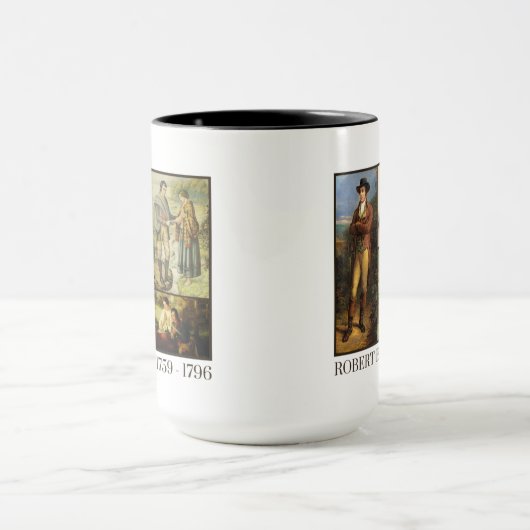 Robert Burns 1759 - 1796 Tasse (Zentrum)
