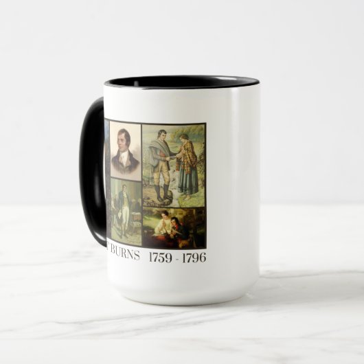 Robert Burns 1759 - 1796 Tasse (Vorderseite Links)
