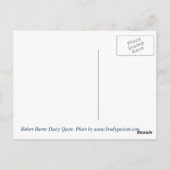 Robert Burns Daisy Quote Postkarte (Rückseite)