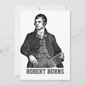 Robert Burns Einladung (Vorderseite)