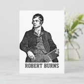 Robert Burns Einladung (Stehend Vorderseite)