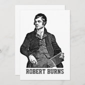 Robert Burns Einladung (Vorne/Hinten)