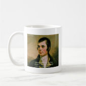 Robert Burns Famous Quote Kaffeetasse (Links)