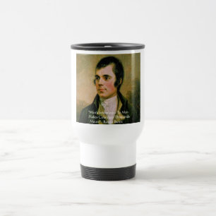 Robert Burns Famous Quote Reisebecher