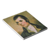 Robert Burns feiert Burns Nacht Notizblock (angewinkelt)