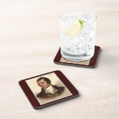 Robert Burns Liebe Zitat Cork Untersetzer "To Know (Rechte Seite)
