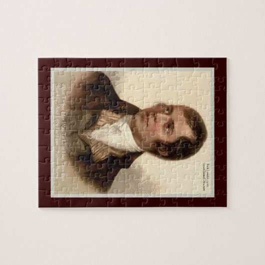 Robert Burns Liebe Zitat JigsawPuzzle Puzzle (Horizontal)