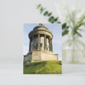 Robert Burns Memorial in Edinburgh, Schottland Postkarte (Stehend Vorderseite)