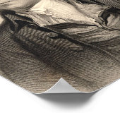 Robert Burns Portrait Poster (Ecke)