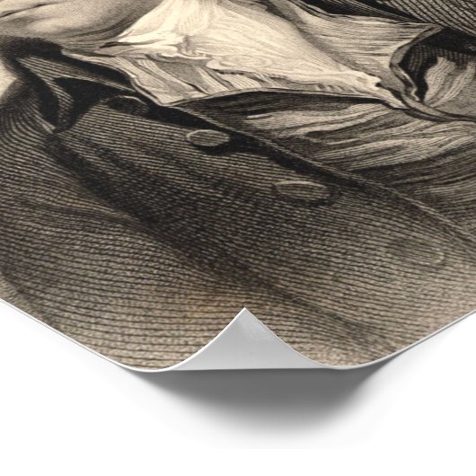 Robert Burns Portrait Poster (Ecke)