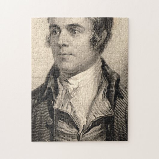 Robert-Burns-Portrait Puzzle (Vertikal)