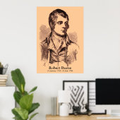 Robert Burns Poster (Heimbüro)