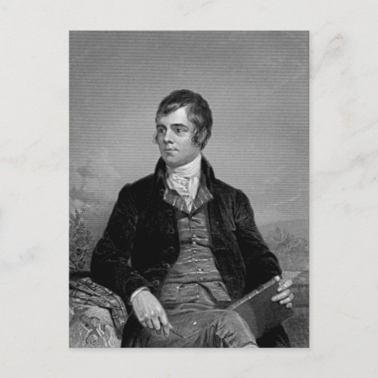 Robert Burns Postkarte (Vorderseite)