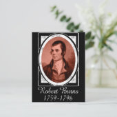 Robert Burns Postkarte (Stehend Vorderseite)