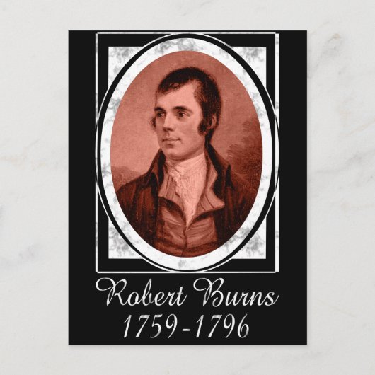 Robert Burns Postkarte (Vorderseite)