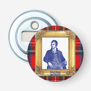 Robert Burns Royal Stewart Kariert 25. Januar Flaschenöffner