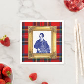 Robert Burns Royal Stewart Kariert Cocktail Serviette (Beispiel)