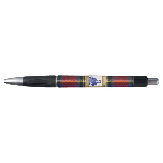 Robert Burns Royal Stewart Rotkariert Schwarz Kugelschreiber (Vorderseite)