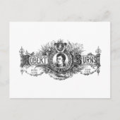 Robert Burns Schottischer Dichter und Texter, Scho Postkarte (Vorderseite)