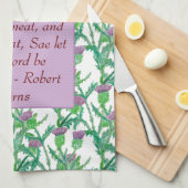 Robert Burns - Segen Geschirrtuch (Viertel Falte)