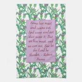 Robert Burns - Segen Geschirrtuch (Vertikal)