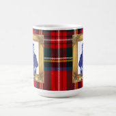Robert Burns Supper Royal Stewart Kariert 25. Janu Kaffeetasse (Mittel)