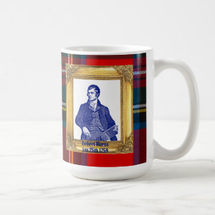 Robert Burns Supper Royal Stewart Kariert 25. Janu Kaffeetasse
