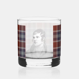 Robert Burns Tartan Whisky Glass Whiskyglas