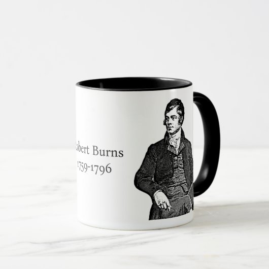 Robert Burns Tasse (VorderseiteRechts)