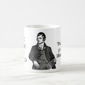 Robert Burns zitiert auf Dichter, Maler und Lügen Kaffeetasse (Mittel)