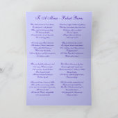 Robert Burns zu einer Mäusepoesie-Karte Karte (Innenseite)