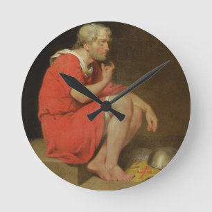 Robert (c.1054-1134) Duke of Normandy in Prison, 1 Runde Wanduhr