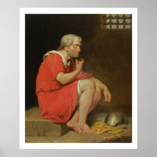 Robert (c.1054-1134) Herzog von Normandie im Gefän Poster (Vorne)