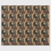 Robert Campin- Joseph als mittelalterlicher Geschenkpapier (Flach)