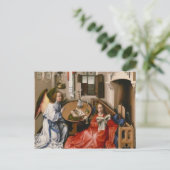 Robert Campin - The Mérode Altarpiece - Ankündigun Postkarte (Stehend Vorderseite)