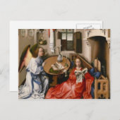 Robert Campin - The Mérode Altarpiece - Ankündigun Postkarte (Vorne/Hinten)