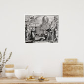Robert de Sorbon und Kardinal Richelieu Poster (Küche)
