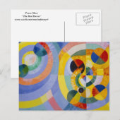 Robert Delaulay - Circular Forms Postkarte (Vorne/Hinten)