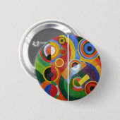 Robert Delaunay abstrakt Art Button (Vorne & Hinten)