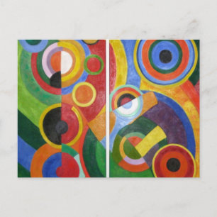 Robert Delaunay abstrakt Art Postkarte