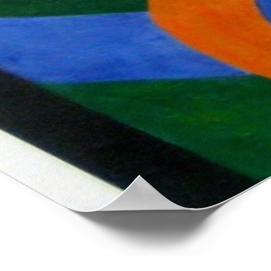 Robert Delaunay Art: Rhythm Poster (Ecke)