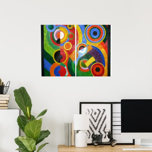 Robert Delaunay Art: Rhythm Poster (Heimbüro)