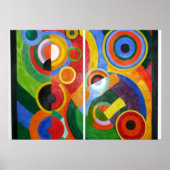 Robert Delaunay Art: Rhythm Poster (Vorne)