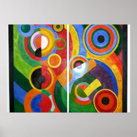 Robert Delaunay Art: Rhythm Poster (Vorne)