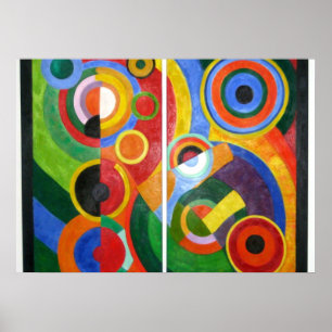 Robert Delaunay Art: Rhythmus Poster