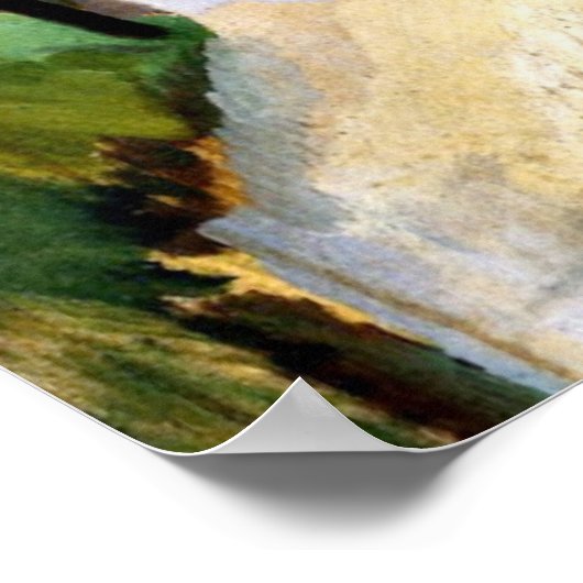 Robert Delaunay art: Road in Laon Poster (Ecke)