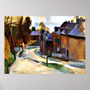 Robert Delaunay Art: Straße in Laon Poster