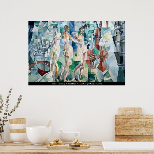 Robert Delaunay - City of Paris Poster (Küche)